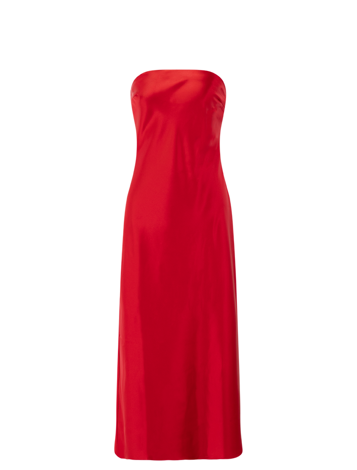 jessamine dress in dark red