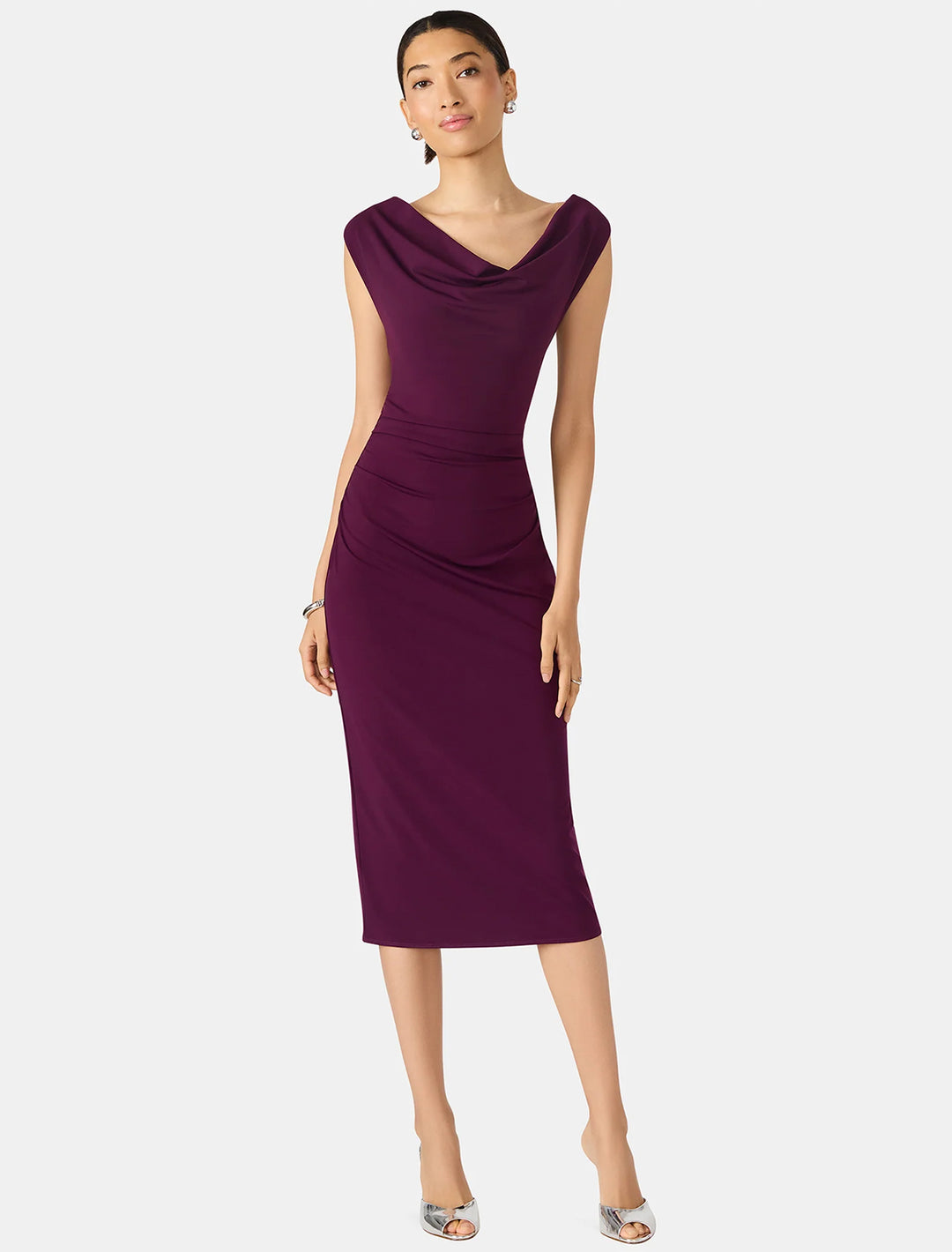 kalina dress in beet