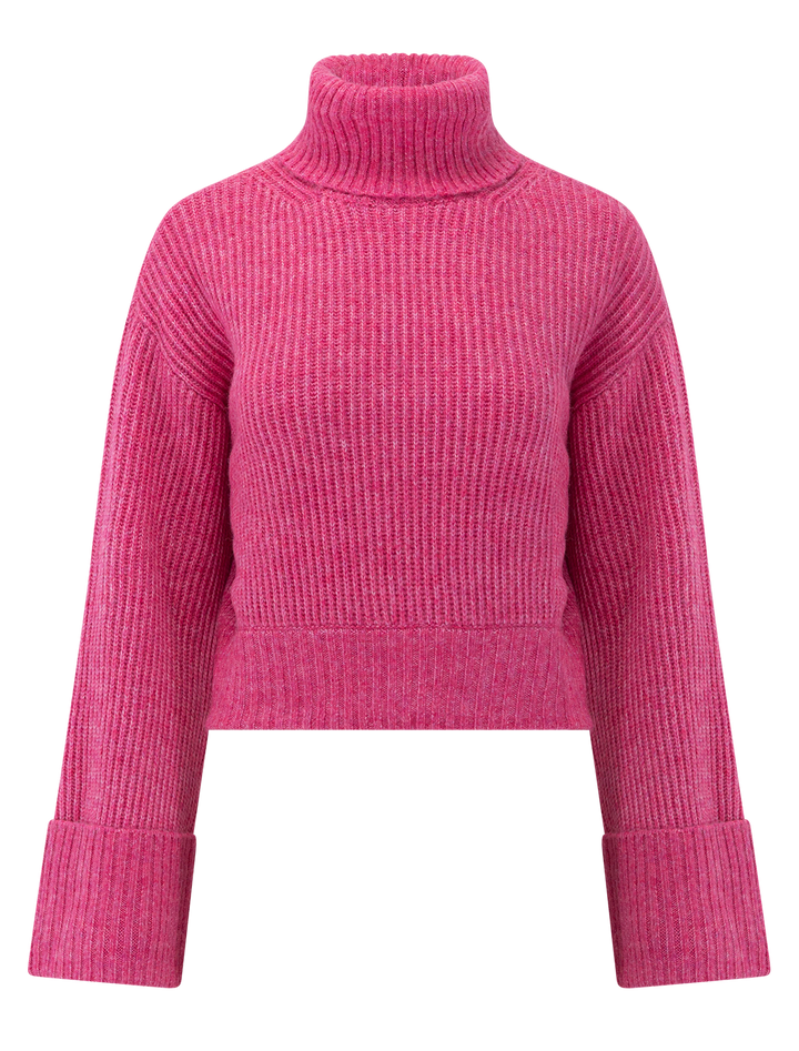 adelade sweater in pink carnation