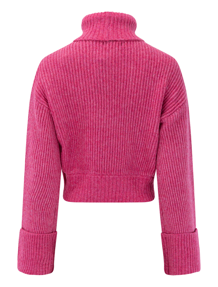 adelade sweater in pink carnation