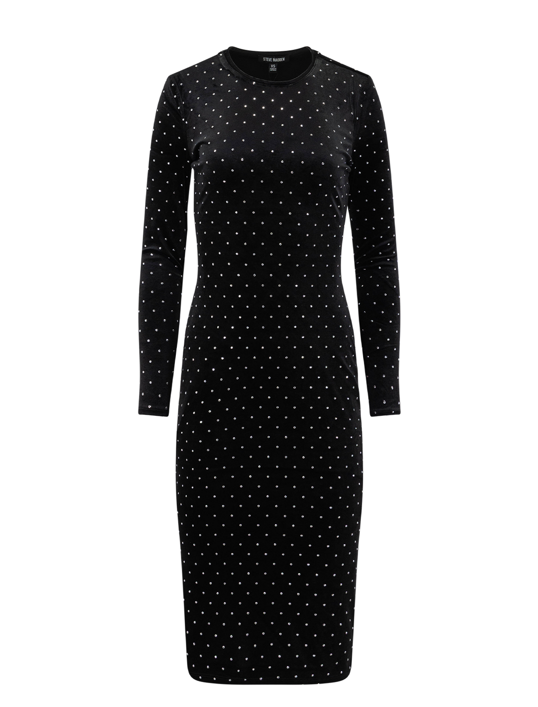 Steve Madden Women's Hailee Bodycon Midi Dress - Black - S Steve Madden Women's Hailee Bodycon Midi Dress - Black - S
