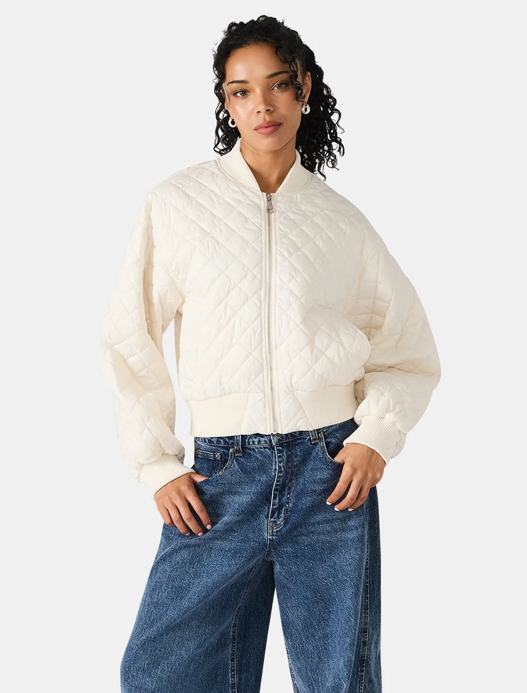 darla jacket in offwhite