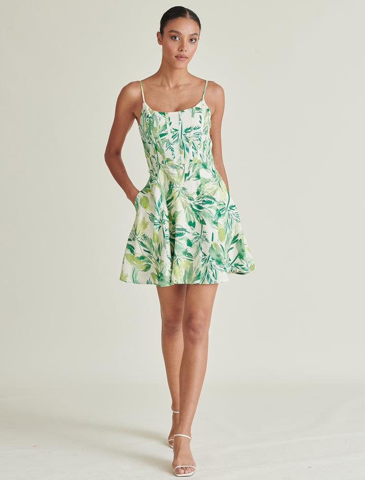 oakley dress in leaf green