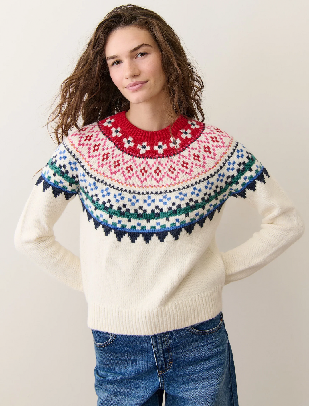 fair isle crewneck