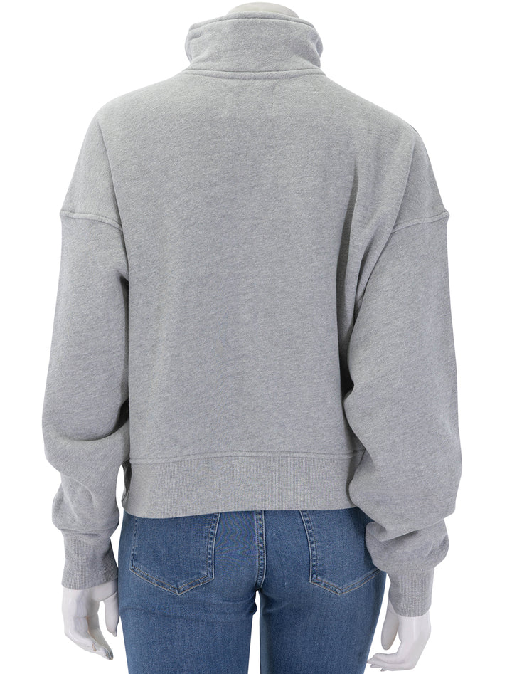mirelle funnel neck sweatshirt in heather grey