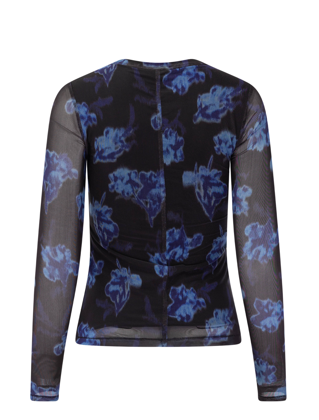 yana pritned mesh longsleeve tee