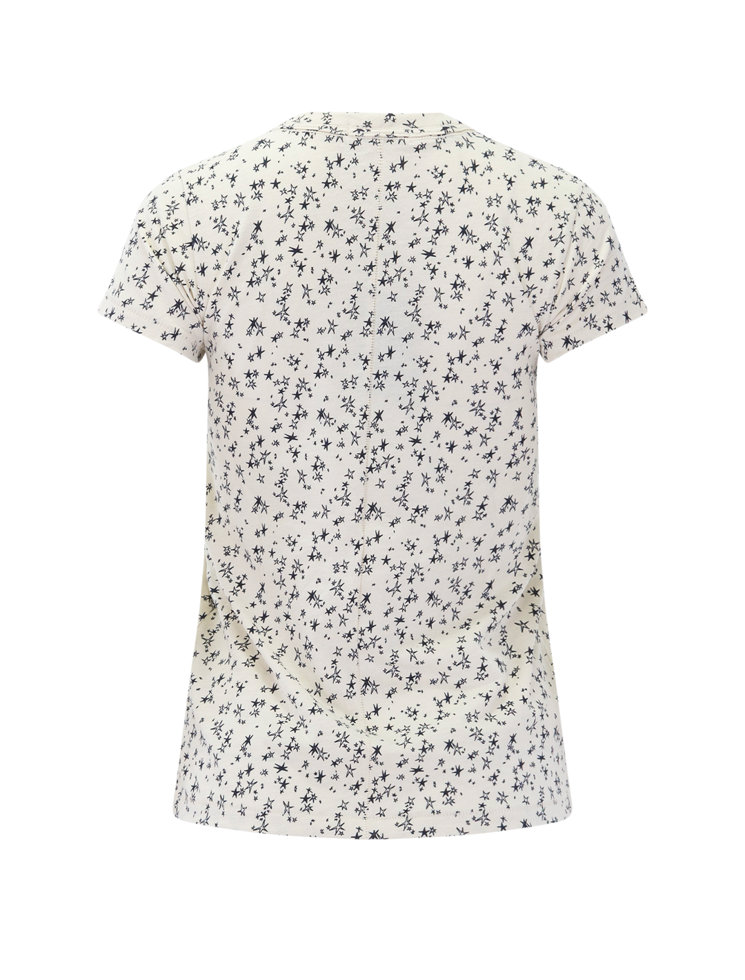 all over stars tee in ivory