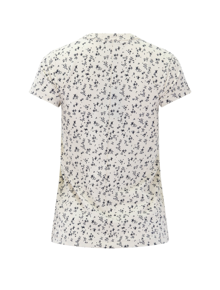 all over stars tee in ivory