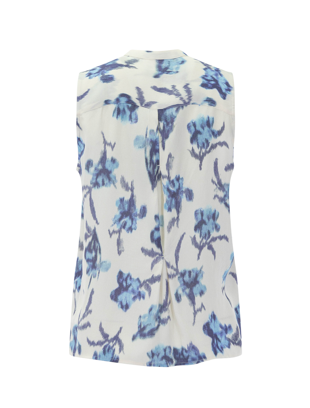 arden light floral sleeveless blouse