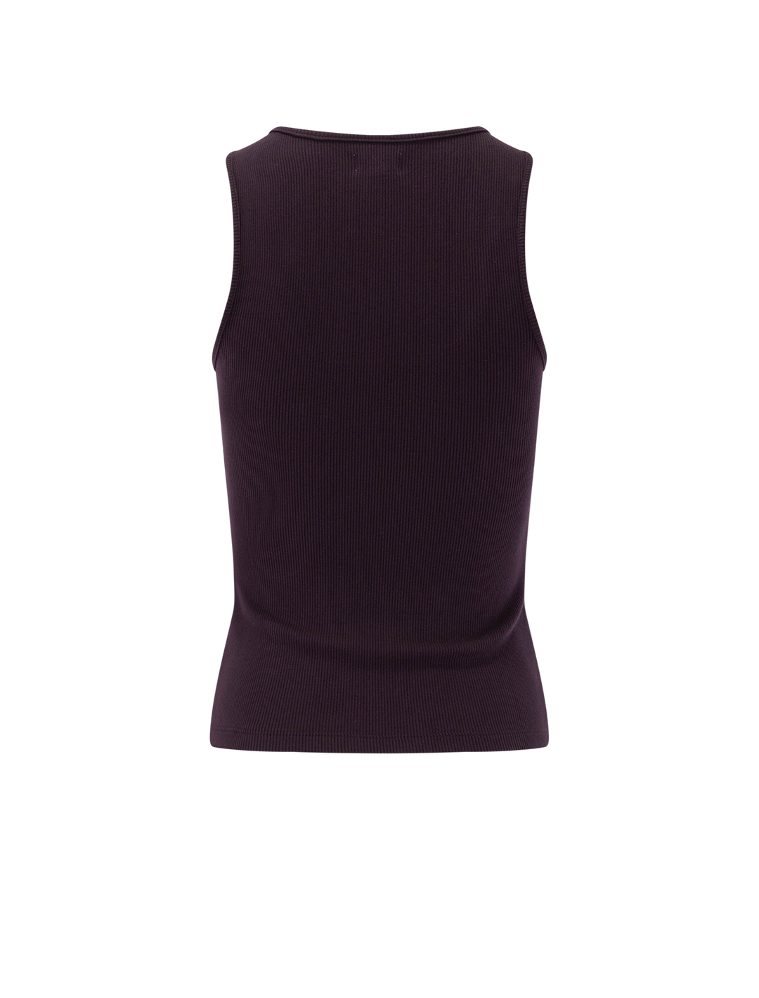 adira scoop neck tank in dark malbec