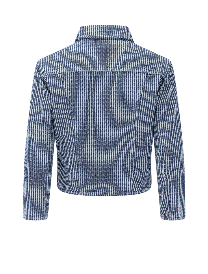 nelly crop jacket vista blue