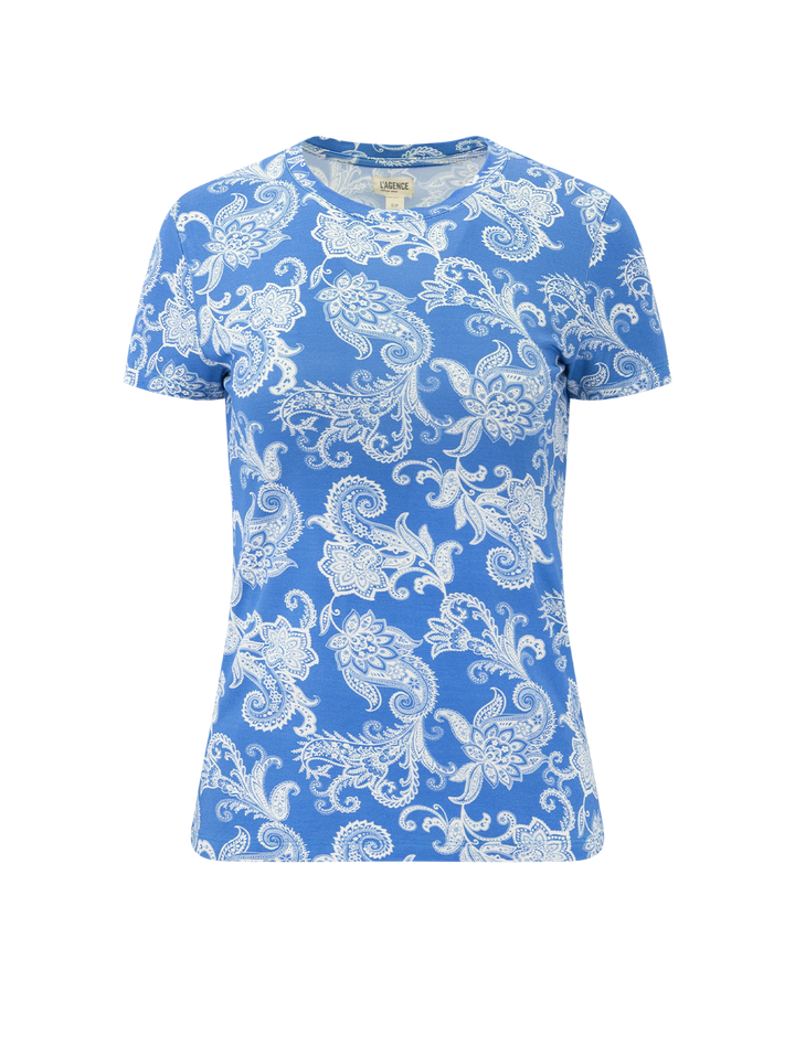 ressi crew in 2 tone paisley