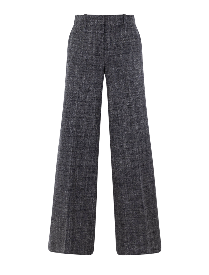 midrise trouser in charcoal multi