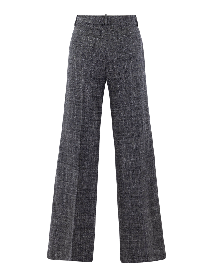 midrise trouser in charcoal multi