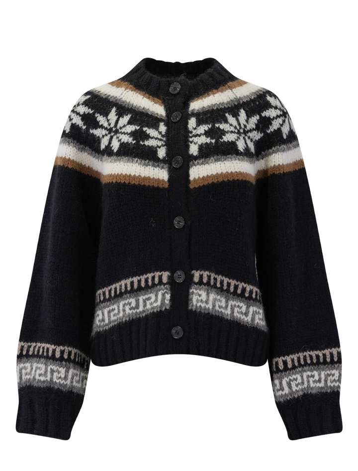 the snowflake ice rink cardigan