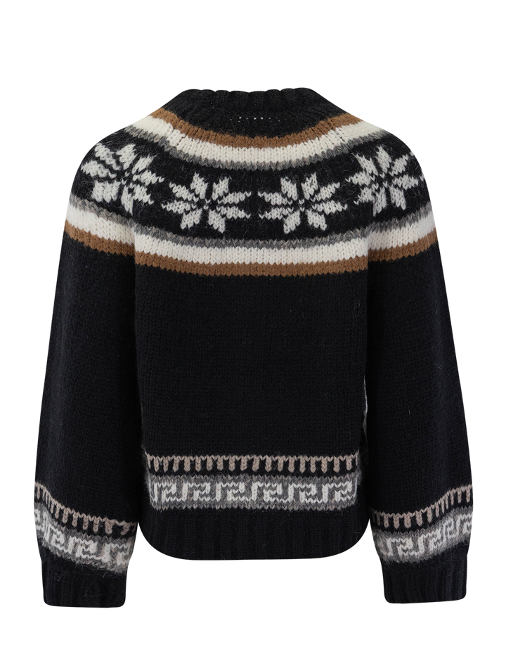 the snowflake ice rink cardigan