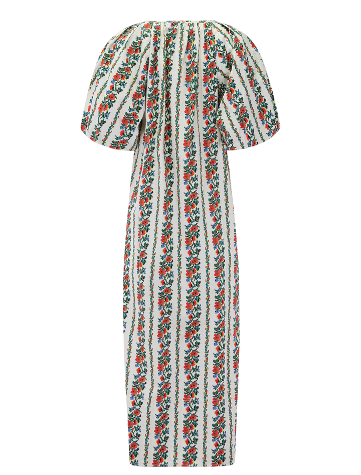 the fairground dress in tapestry floral