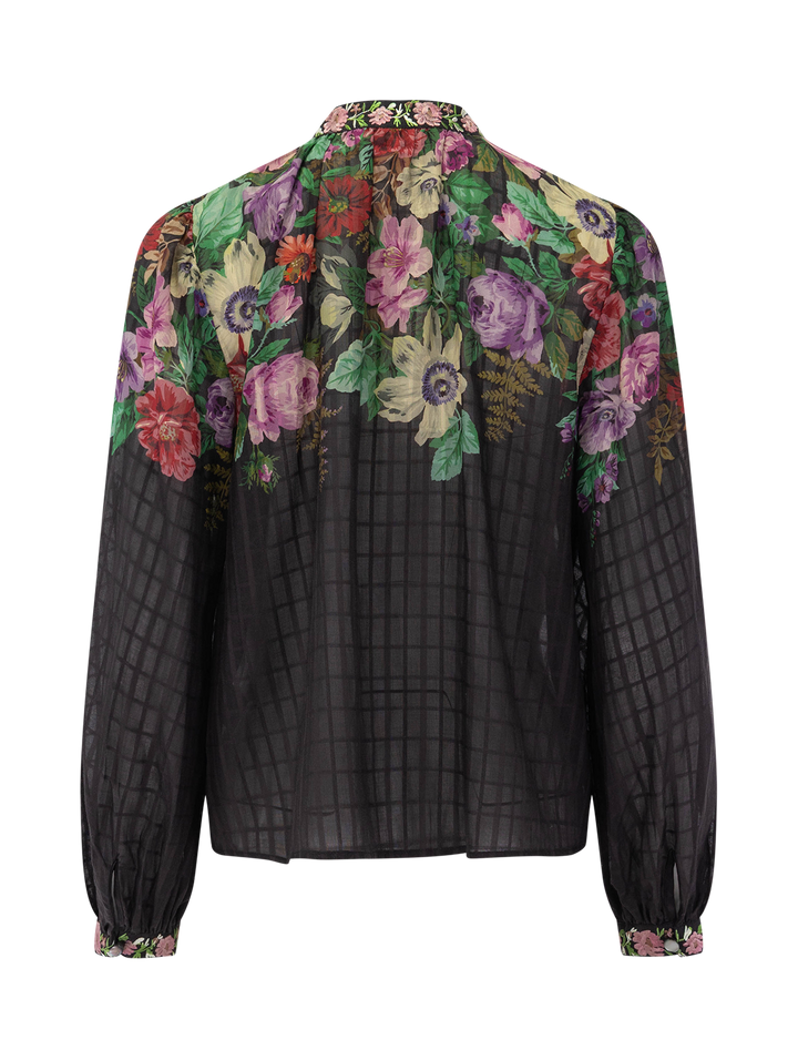 viktoria print blouse