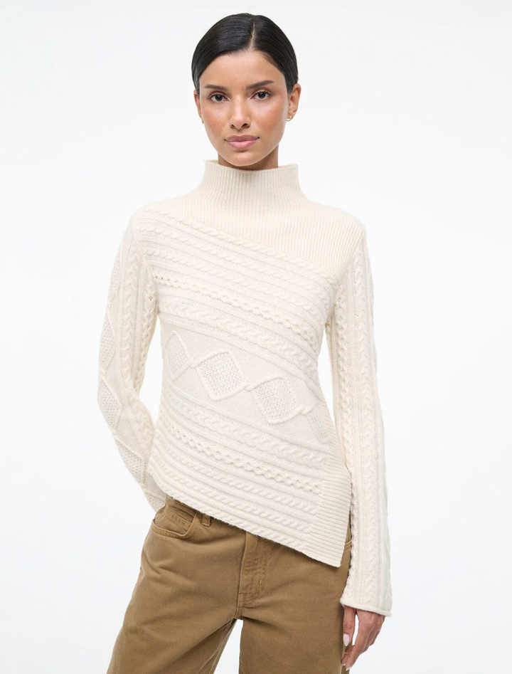 sidney sweater in ivory