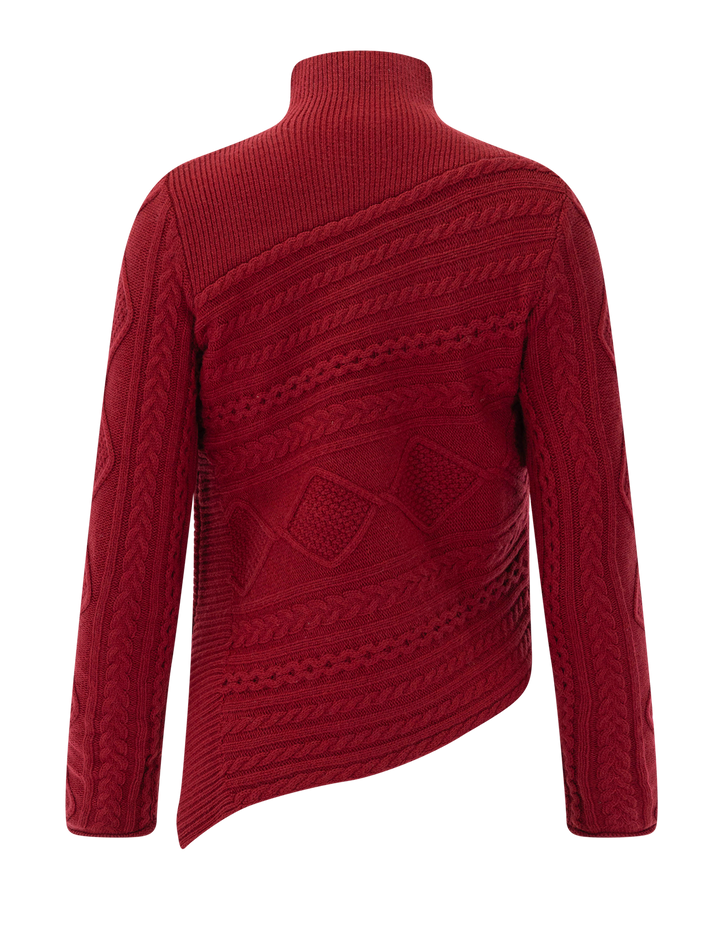 sidney sweater in rouge