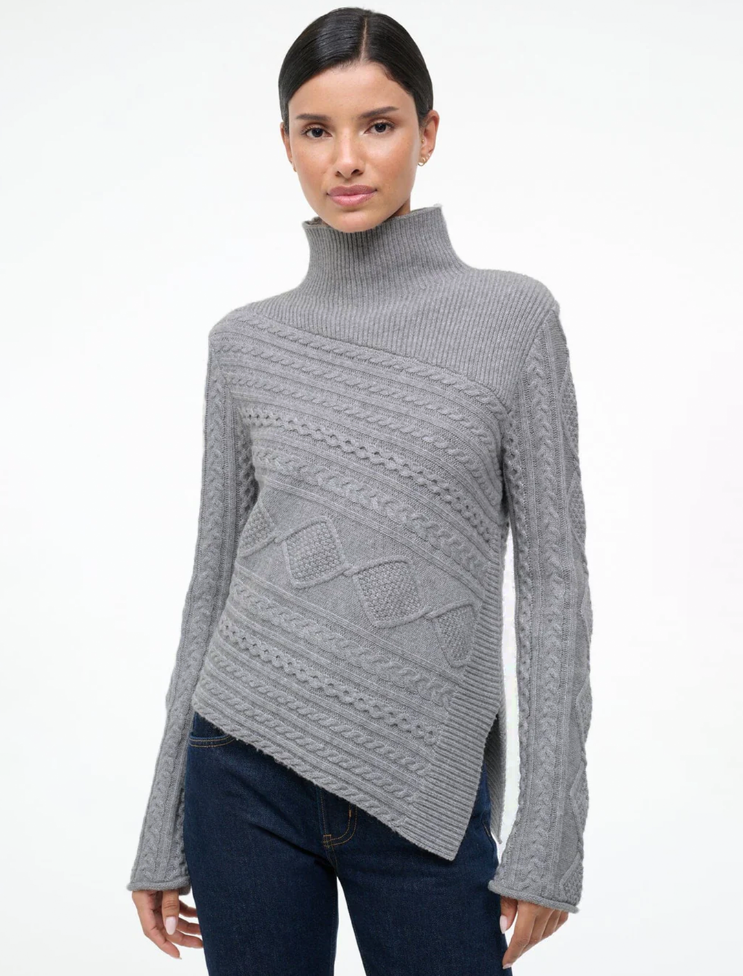 sidney sweater in heather grey