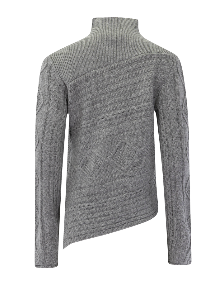 sidney sweater in heather grey