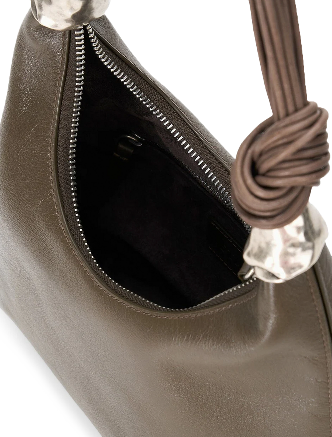 cuff shoulder bag in truffle