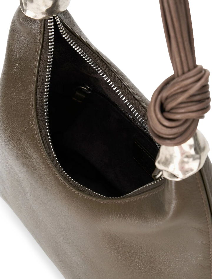 cuff shoulder bag in truffle