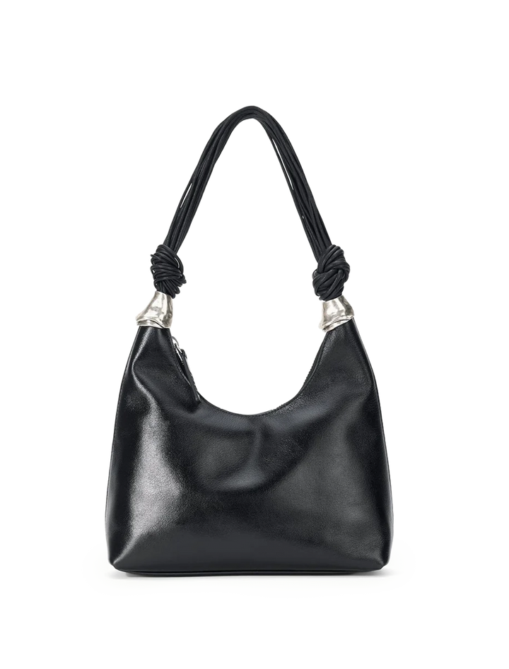 cuff shoulder bag in black