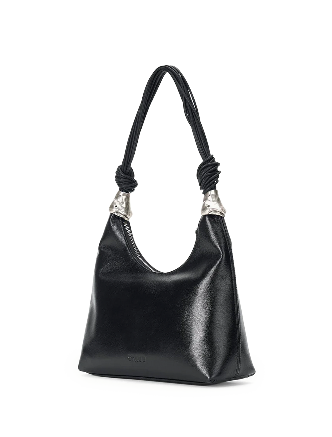 cuff shoulder bag in black