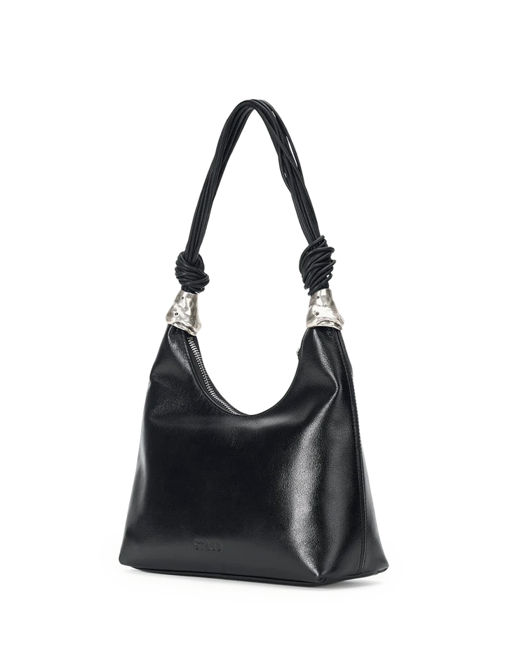 cuff shoulder bag in black