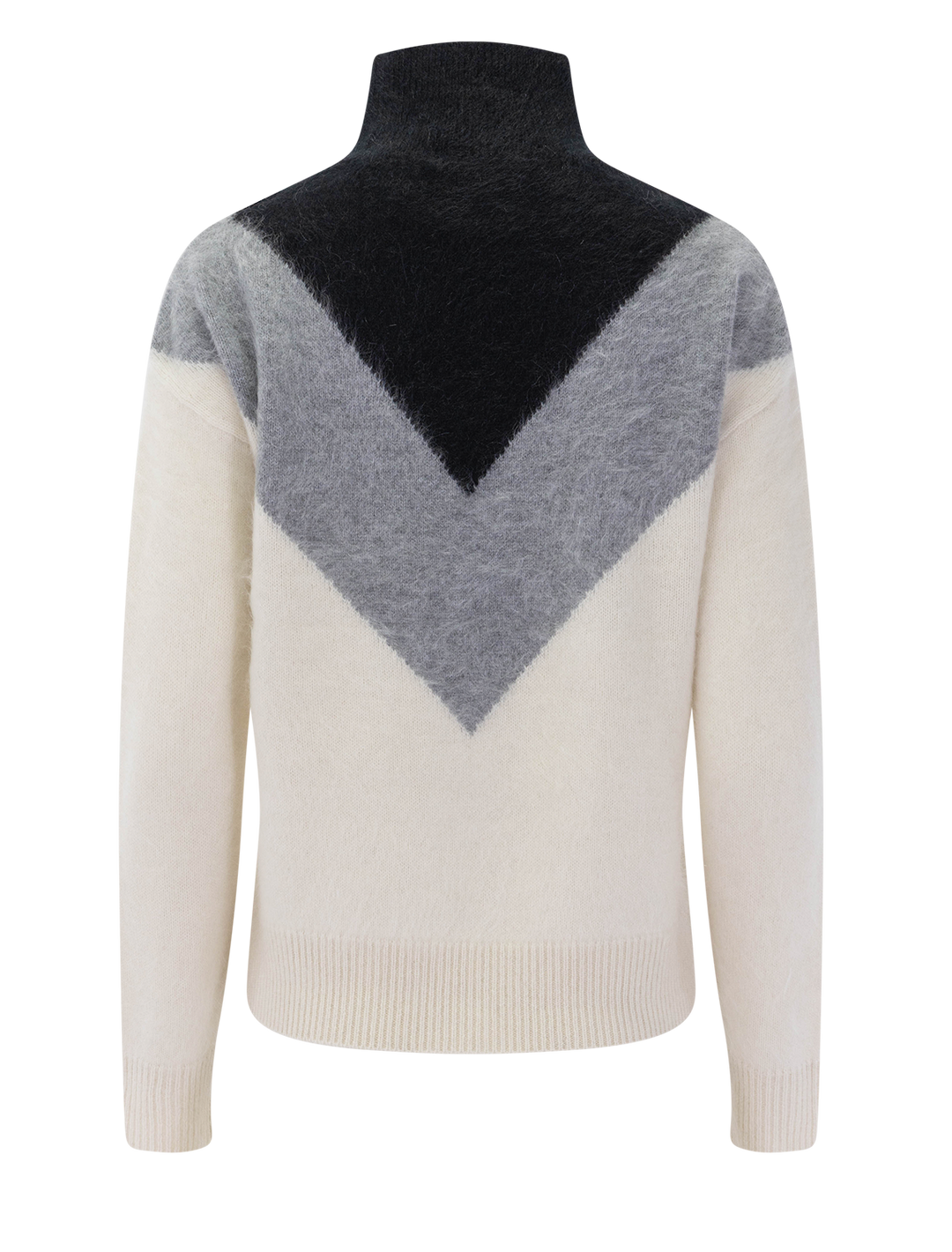 chevron yoke sweater