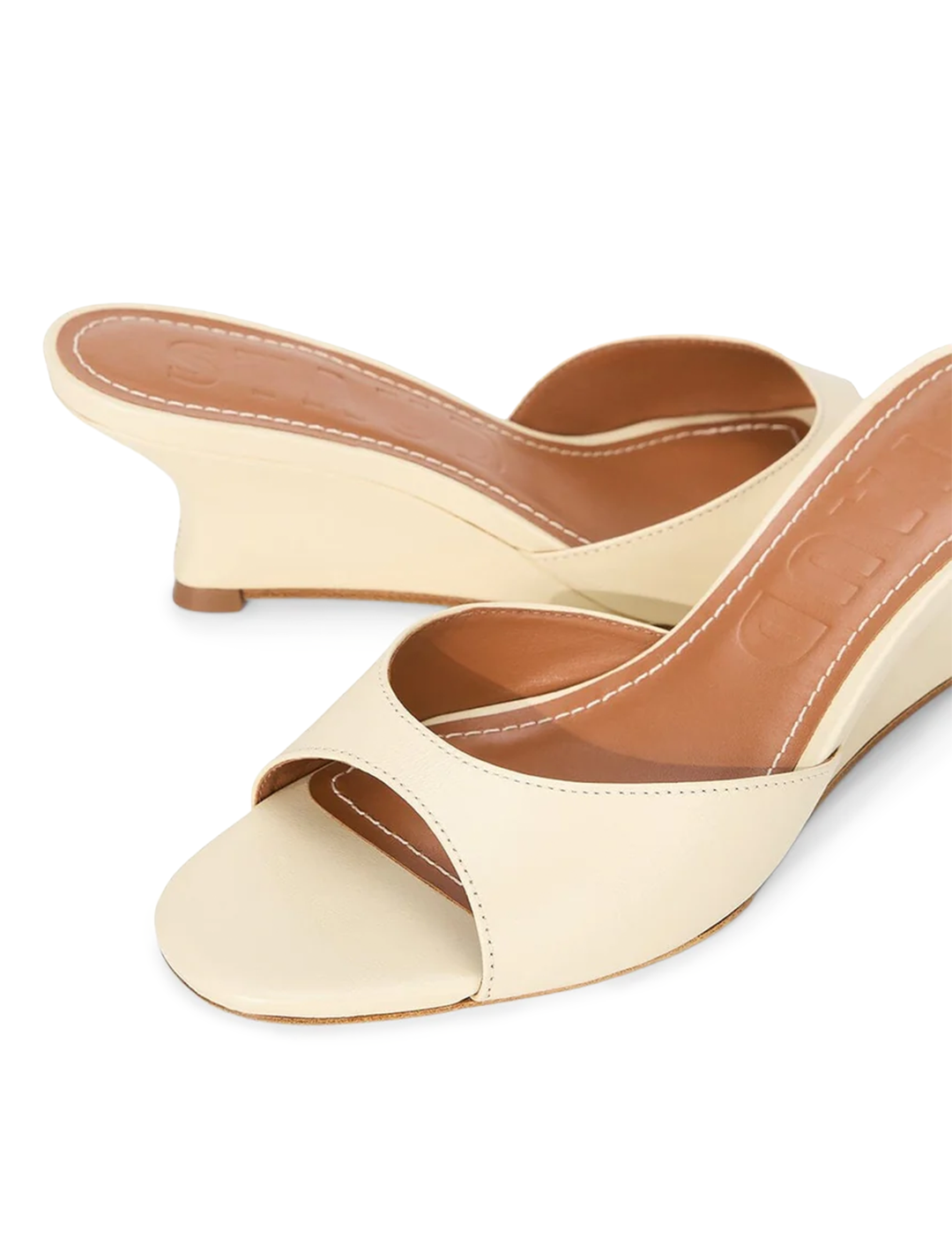 brigitte wedge in cream