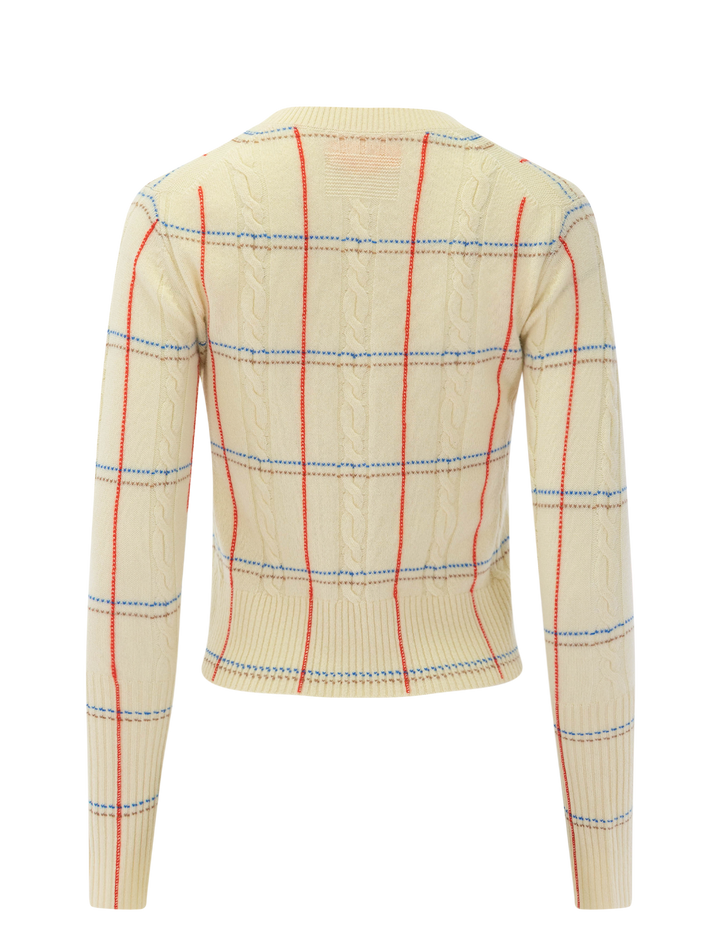 shrunken check crew in mist