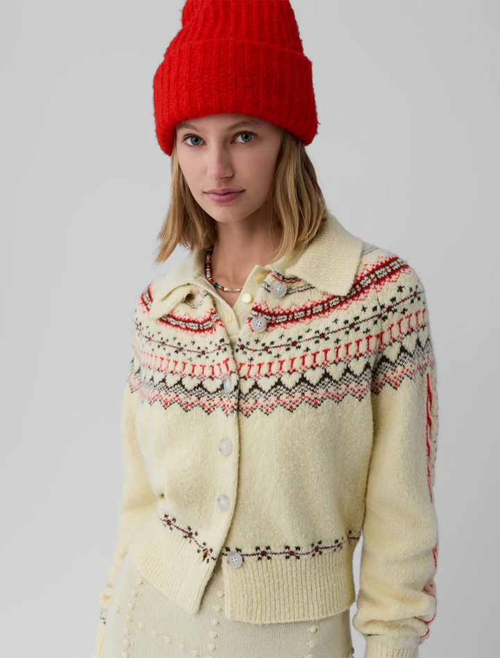 cloud chalet cardigan in mist