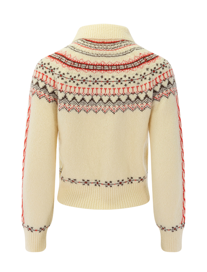 cloud chalet cardigan in mist