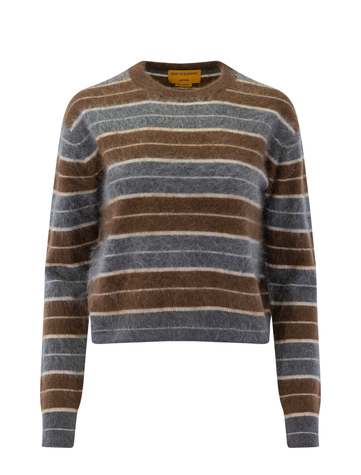 grizzly stripe crew in charcoal