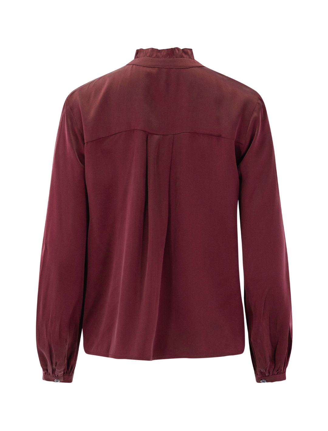 sien blouse in garnet