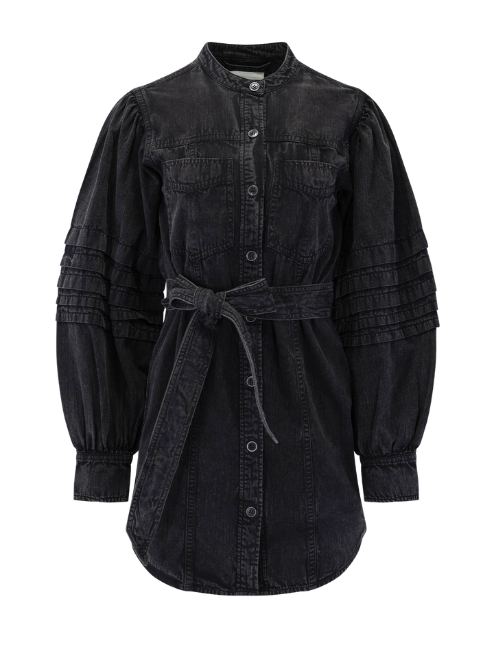 moe dress in faded black