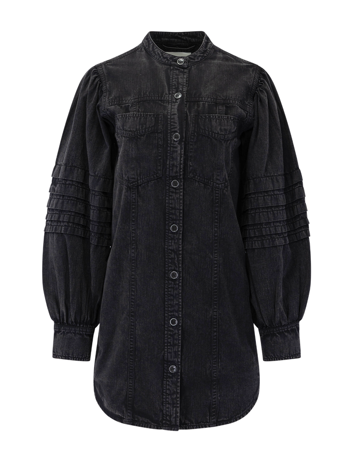 moe dress in faded black