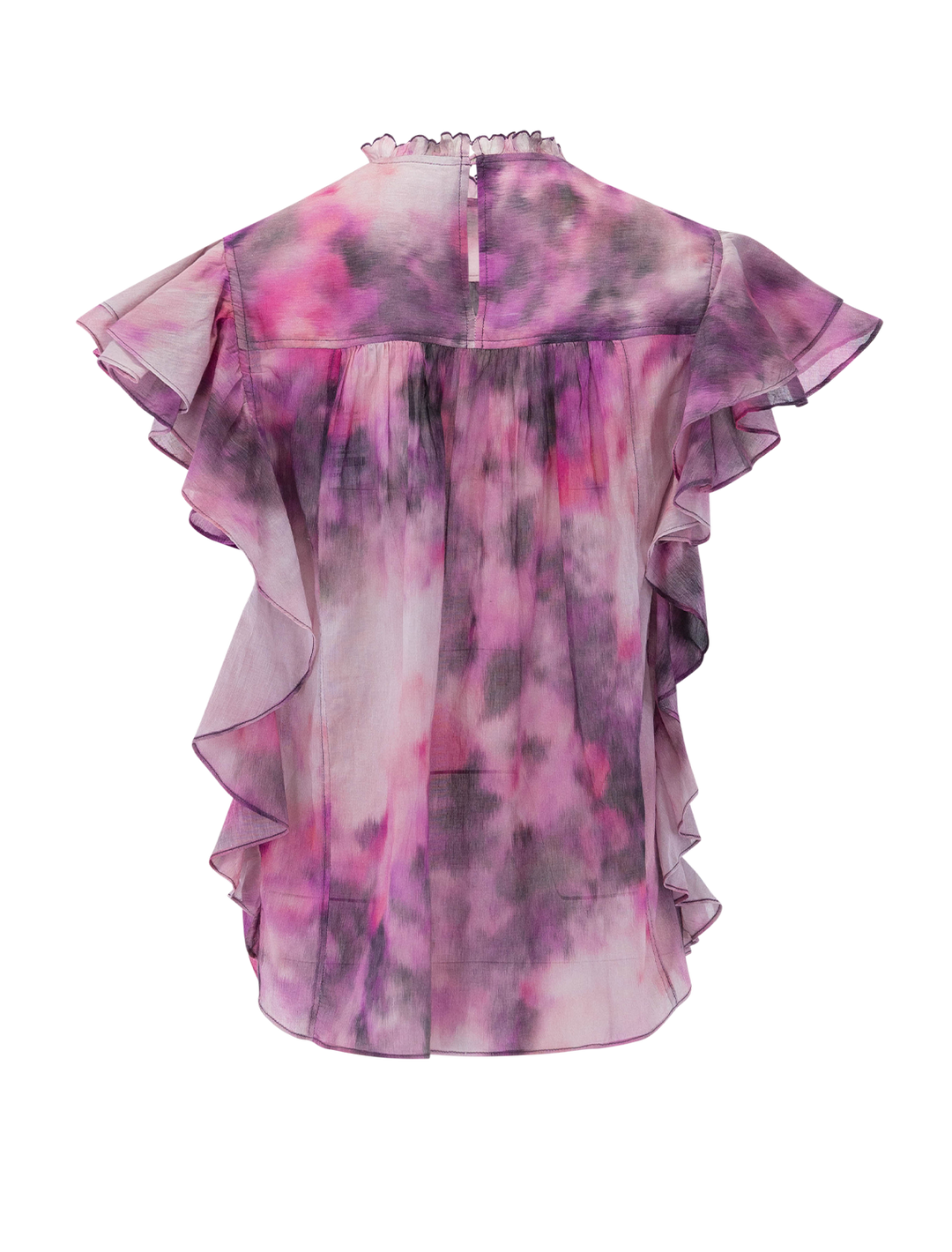 daliyane top in pink tie dye