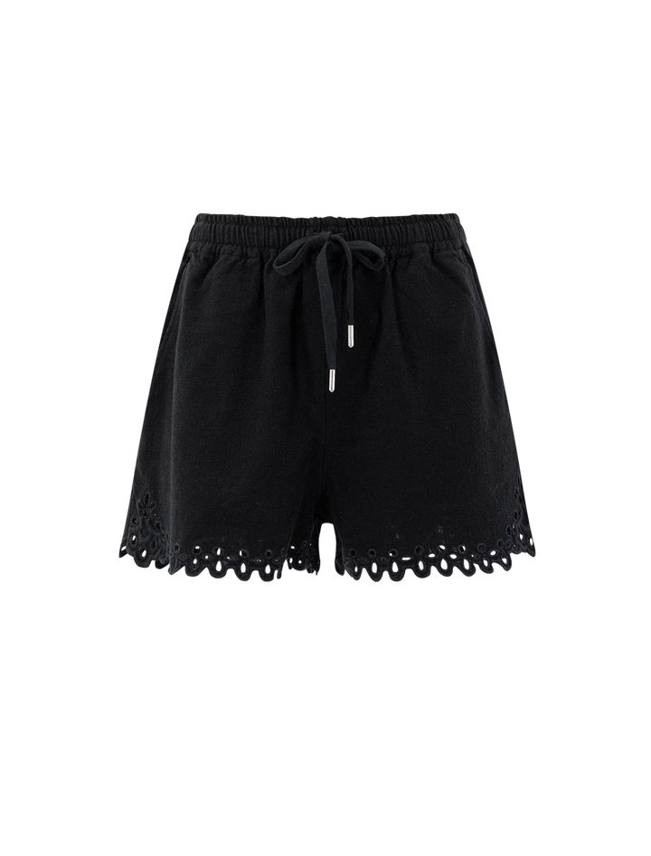 balyme shorts in faded black