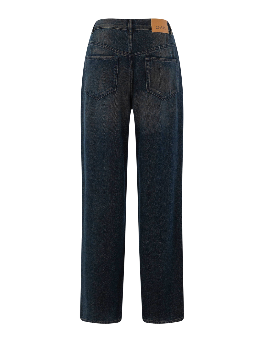 jenny jean in dirty blue faded fluid denim