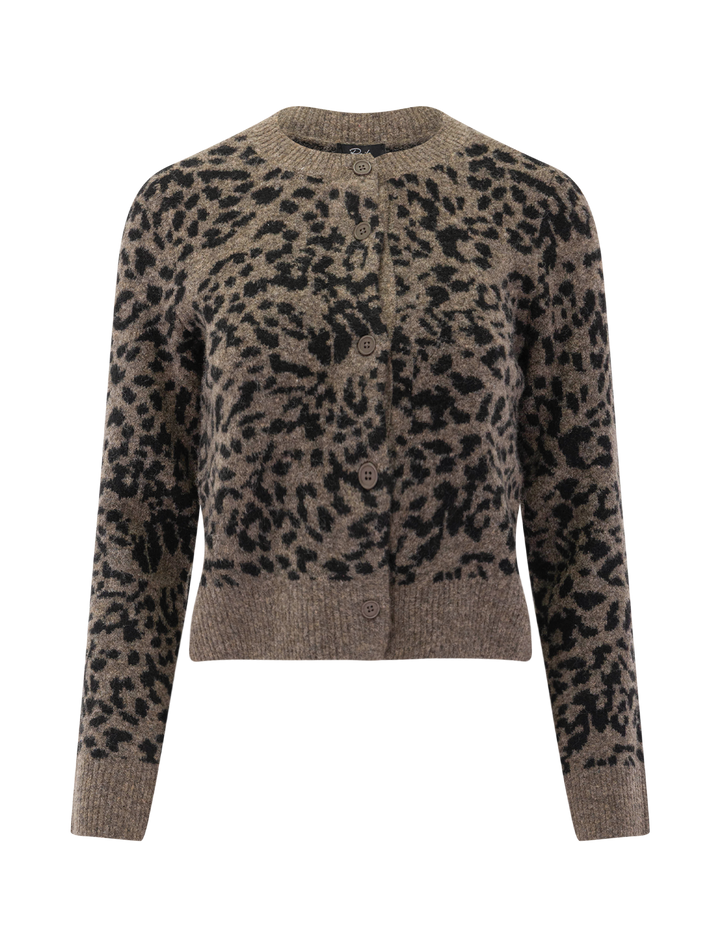 matilda cardigan in winter spotted