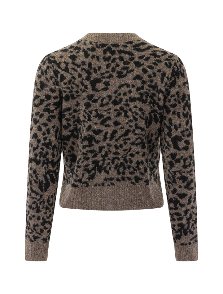 matilda cardigan in winter spotted