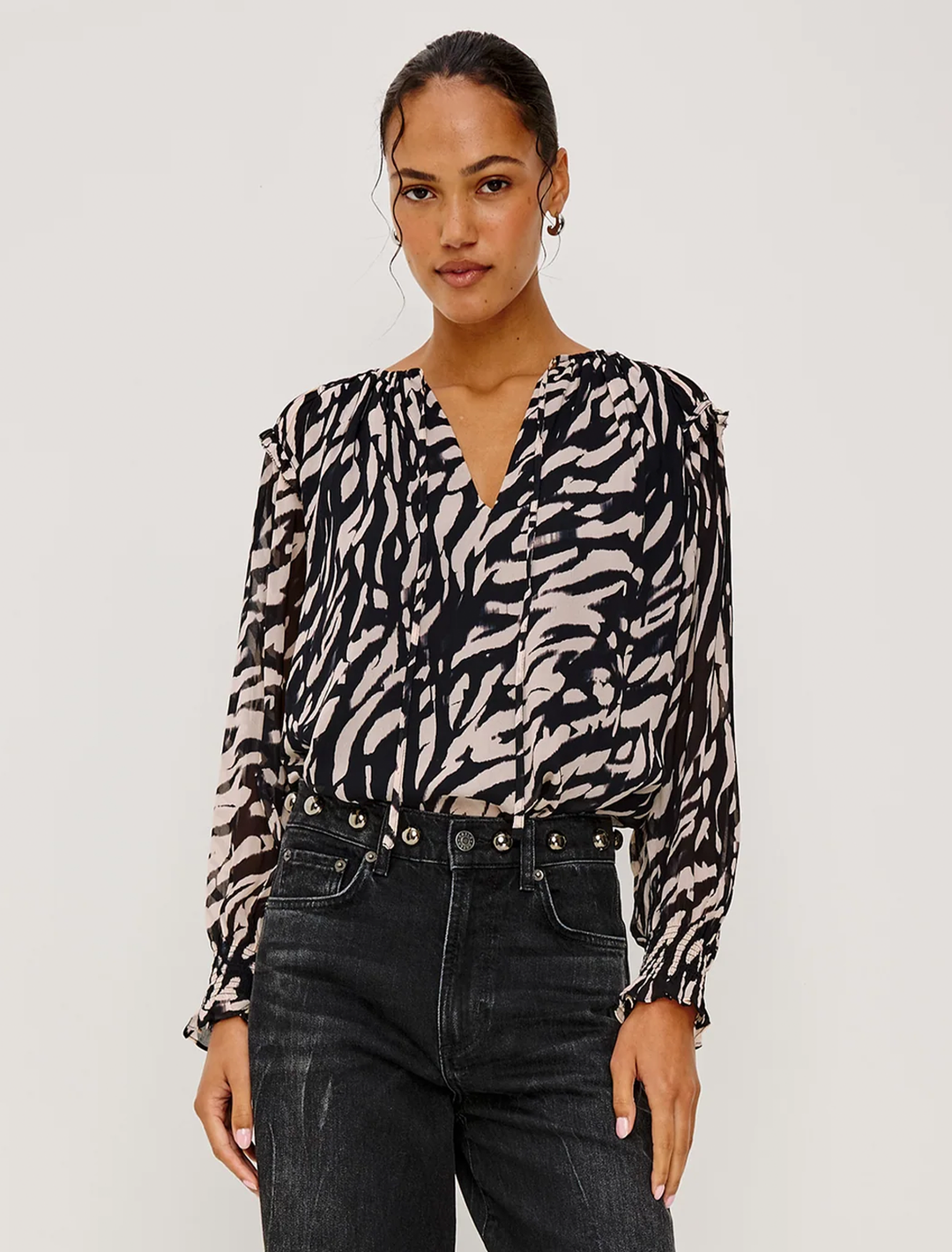 mirna in winter ivory tiger stripe
