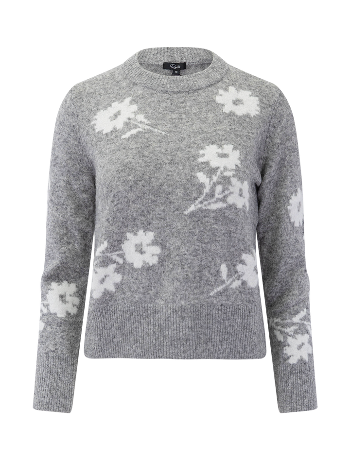 anise sweater in winter heather floral