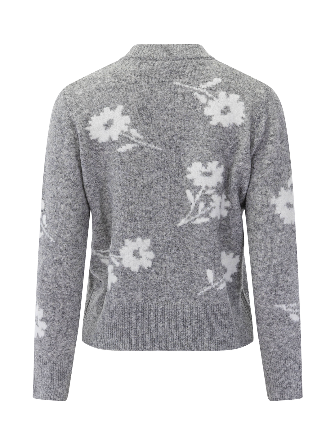 anise sweater in winter heather floral