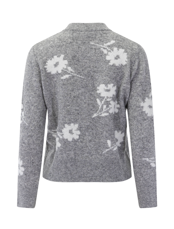 anise sweater in winter heather floral