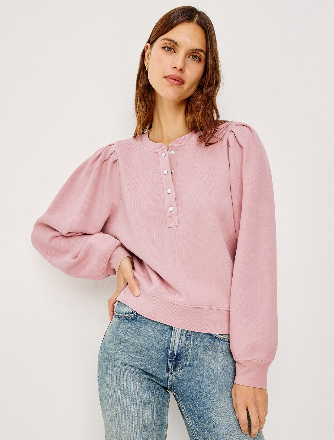 mariana sweatshirt in ballet pink
